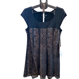 Madison Leigh Black Lace Women's Dress Size 14 - NWT